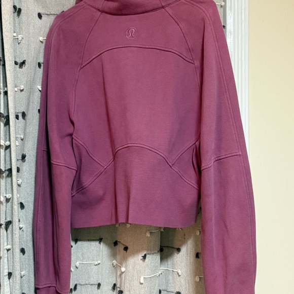 LuluLemon Half Zip Funnel Neck Cropped Scuba - Picture 3 of 3